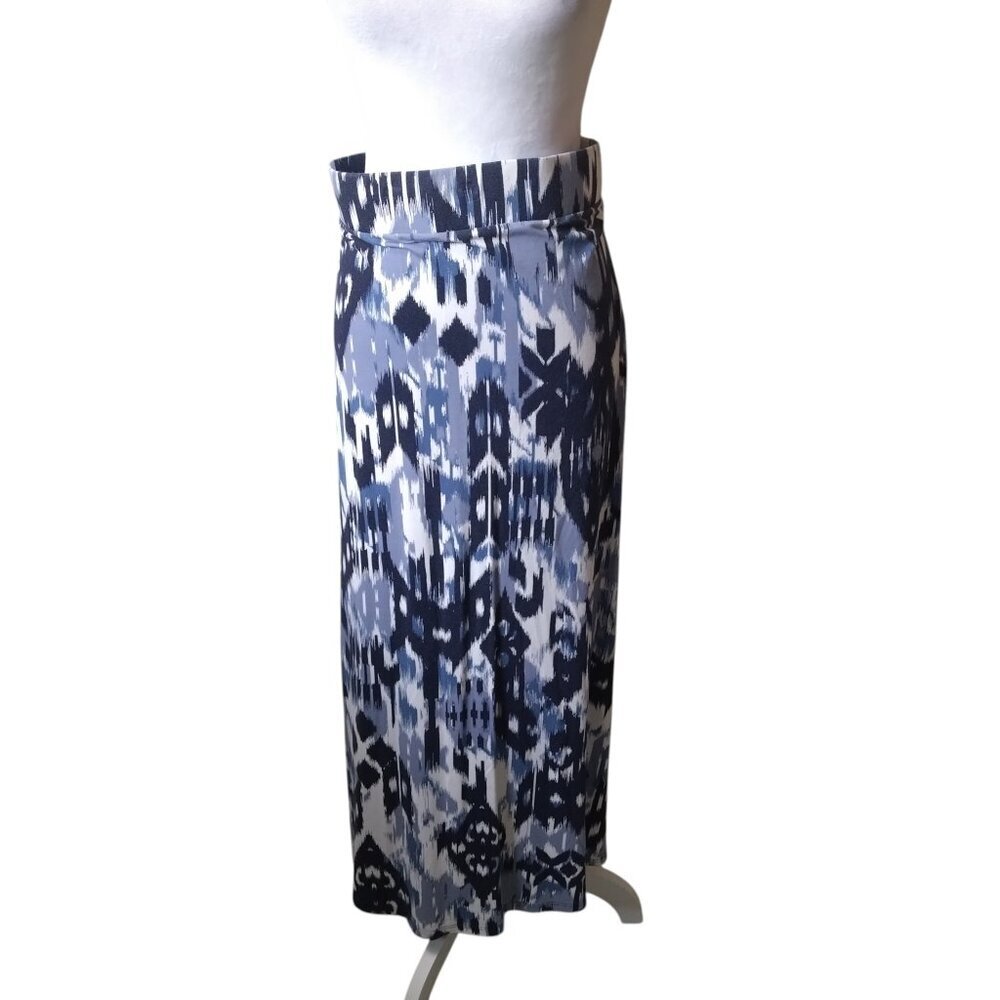 Banana Republic Size XS Pull On Side Slit Maxi Skirt Boho Hippie Stretch Comfy